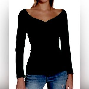 Beautiful and SO SEXY™ RUCHED FRONT OFF THE SHOULDER TOP